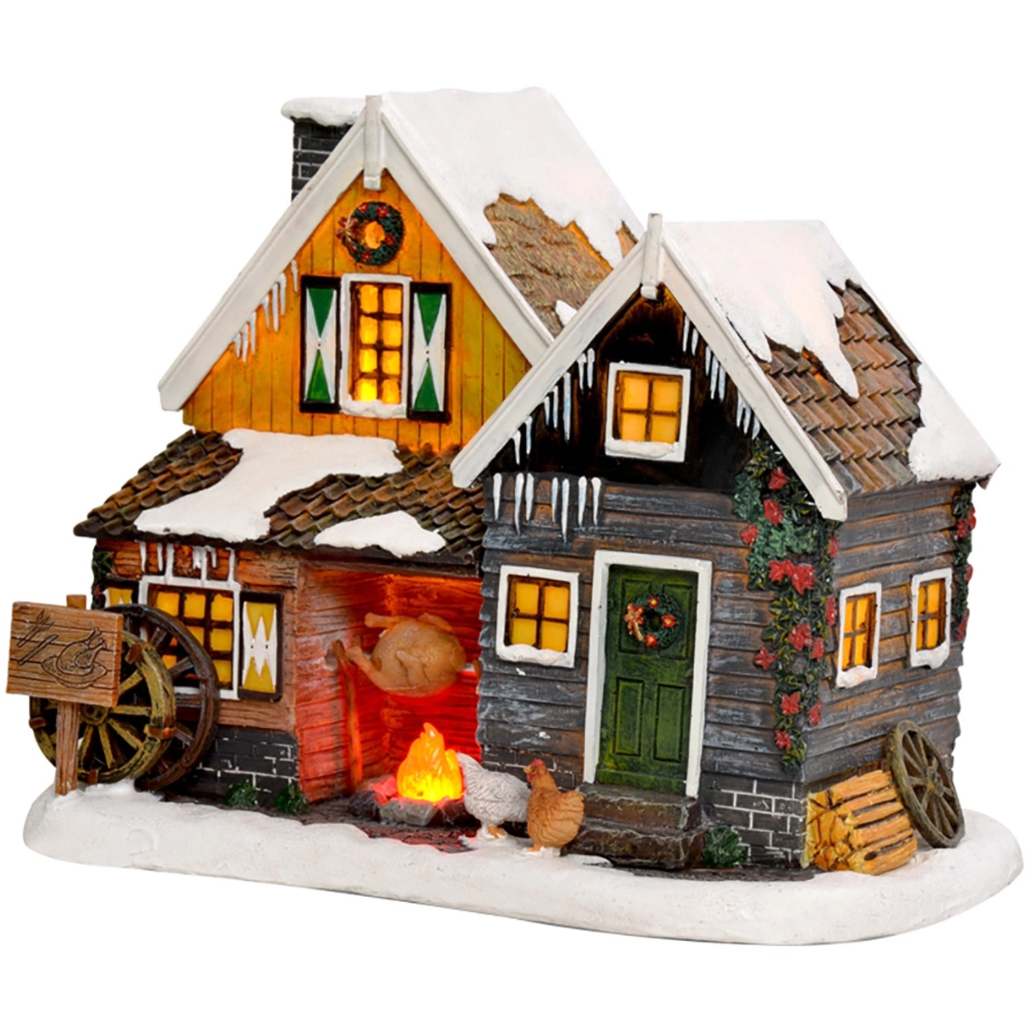 Hühnerfarm Batteriebetrieb L19,5 x B14,5 x H15,5 cm günstig online kaufen