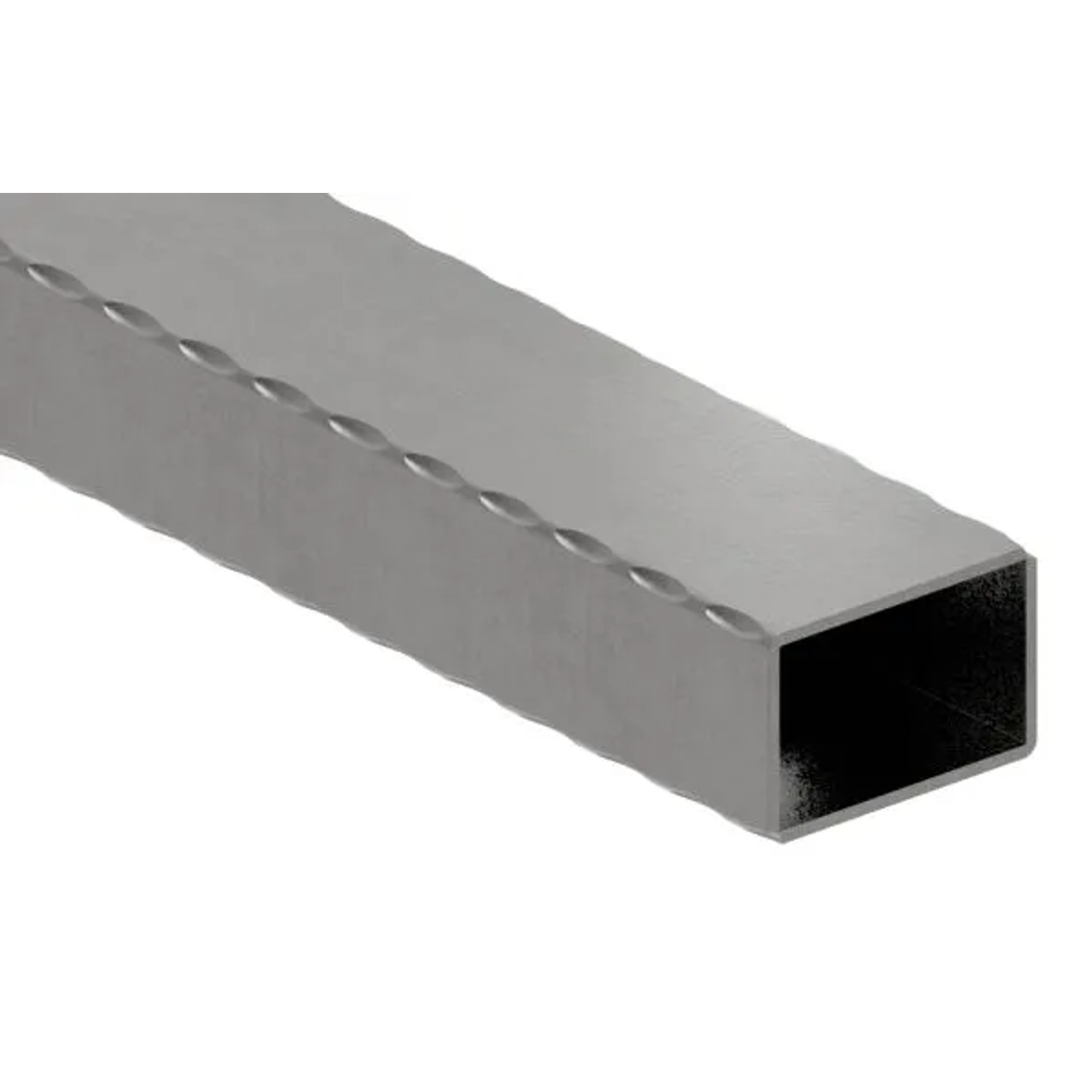 FeNau Rechteckrohr Gehämmert 60x40x2,5 mm 6000 mm Stahl S235JR Roh