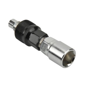 Fischer Vierkant-Kurbelarmabzieher in Schwarz und Silber für Reparatur und Montage.