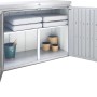 Biohort Zwischenboden für HighBoard 160, 9-fach höhenverstellbar, zur flexiblen Gartengeräte-Aufbewahrung.