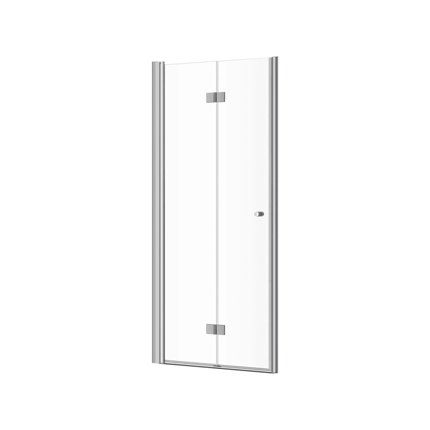 Schöner Wohnen Drehfalttür Gretia in Nische Chrom 80 cm x 200 cm DIN L