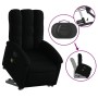 Schwarzer vidaXL Massagesessel mit Aufstehhilfe, Stoff, Modell 7. Relaxsessel mit Fernbedienung und Aufstehfunktion.