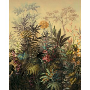 Komar Vliestapete Hernandez, 200x250 cm, mit detailreichem Pflanzenmotiv für Wandgestaltung.