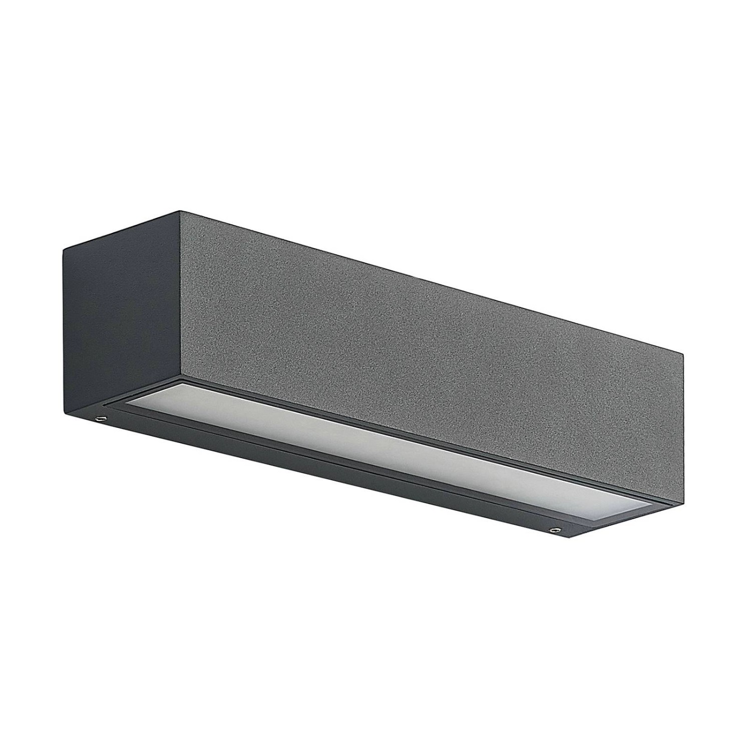 Arcchio LED Wandleuchte Außen Lengo 9616265 Modern in Schwarz aus Aluminium günstig online kaufen