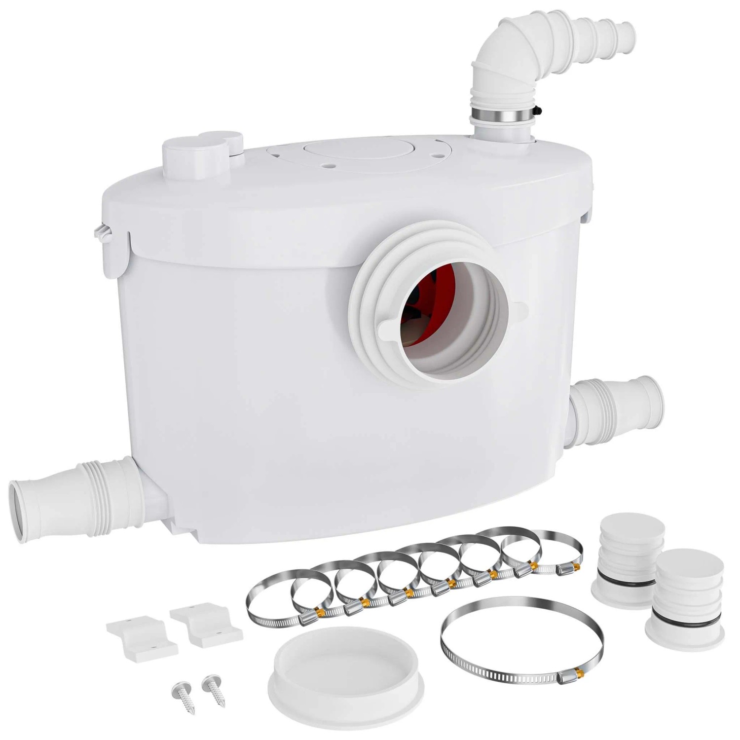 Xpotool 4/1 Kleinhebeanlage 400W Häcksler Hebeanlage Wc Schmutzwasser Fäkalien