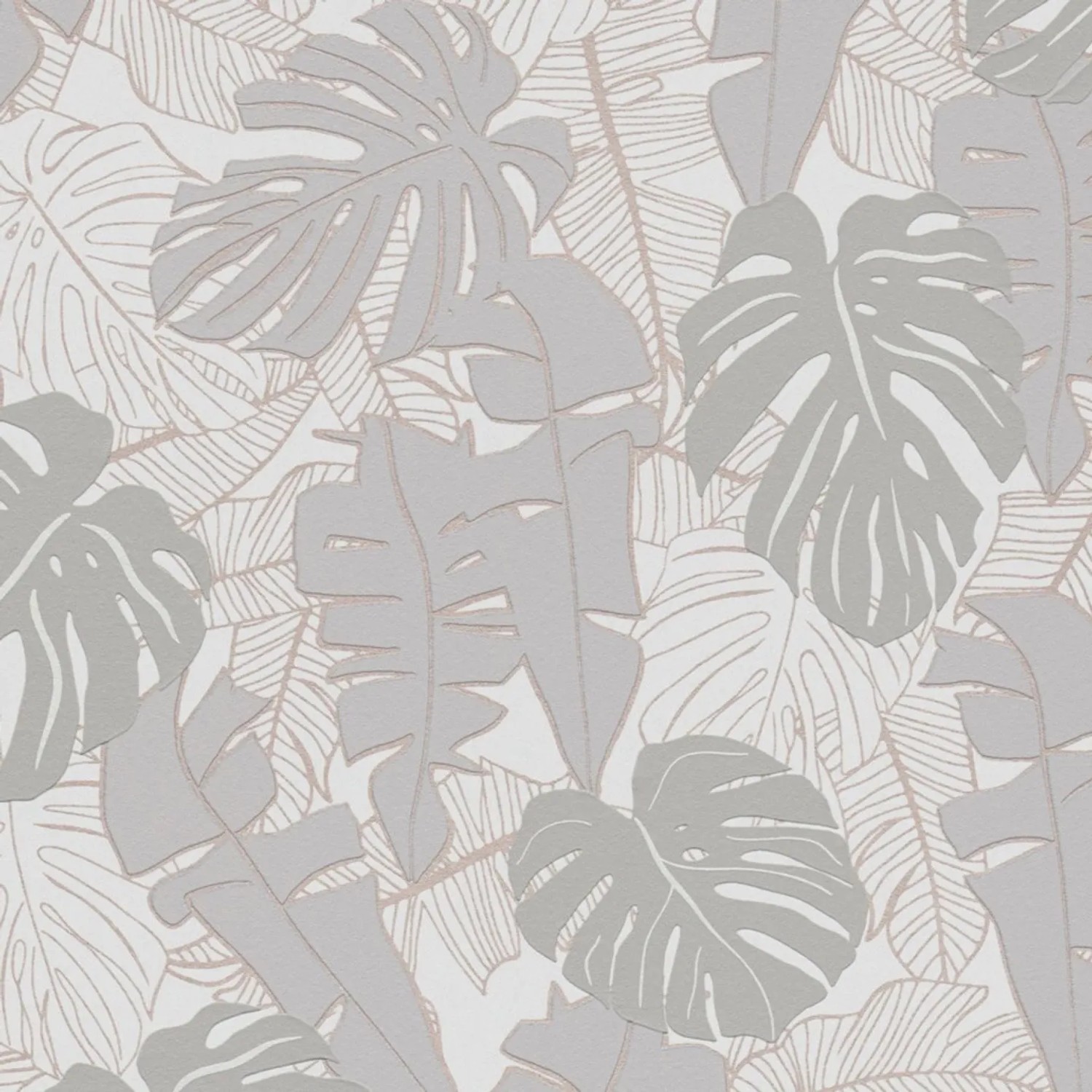 Tadessi Tapete Floral M1-No.4112 Vliestapete in Grau