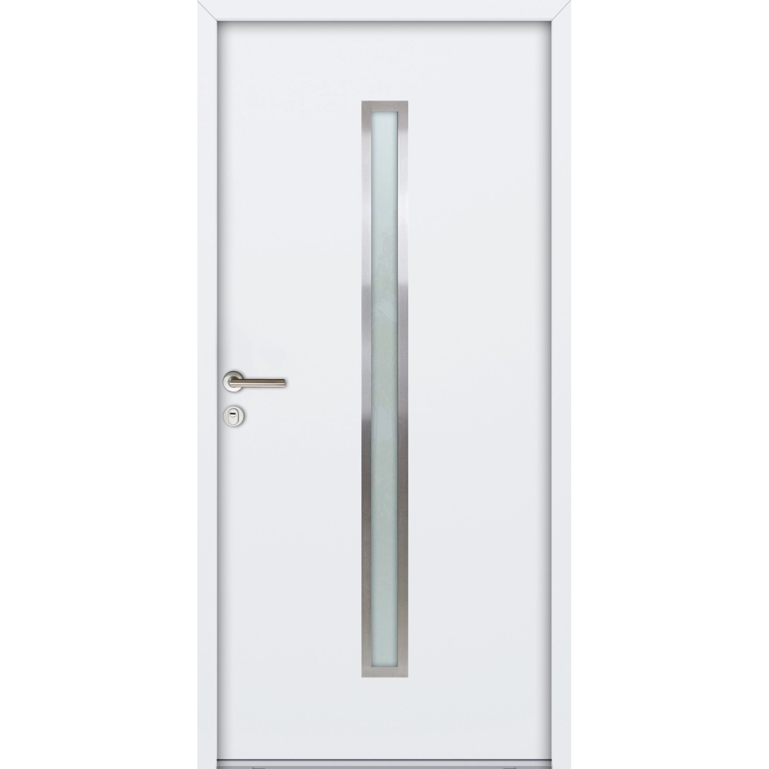 FM Türen NBT56 Modell 01 900 x 2000 Weiß Links