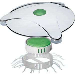 Abfluss-Fee Dusche 5er-Set: Deko-Stopfen mit Haarfänger und Duftstein für Duschabflüsse.