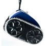 CF Poolroboter CF200CL, blau-schwarz, mit Raupenantrieb und Griff.