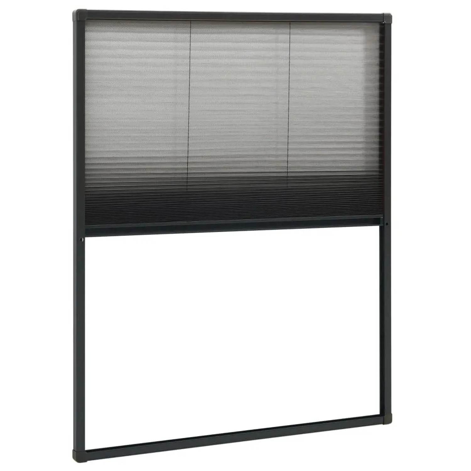 vidaXL Insektenschutz-Plissee für Fenster Aluminium Anthrazit 80x100cm 148664_4