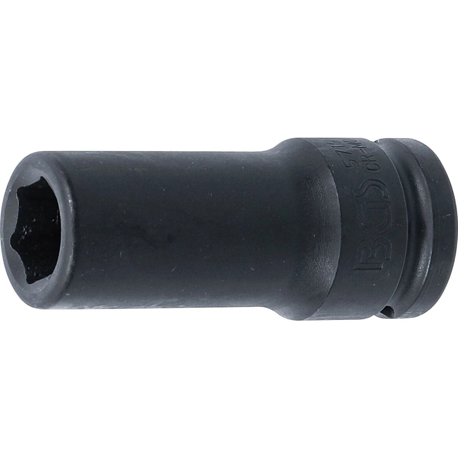 BGS Kraft Steckschlüssel Einsatz Sechskant Tief Antrieb Innenvierkant 20 Mm  3 4 Zoll  SW 19 Mm 5719