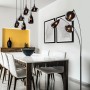 Trio Stehleuchte Lumina, 3-flammig, schwarz matt, Design-Stehlampe mit Chrom-Glasschirmen.