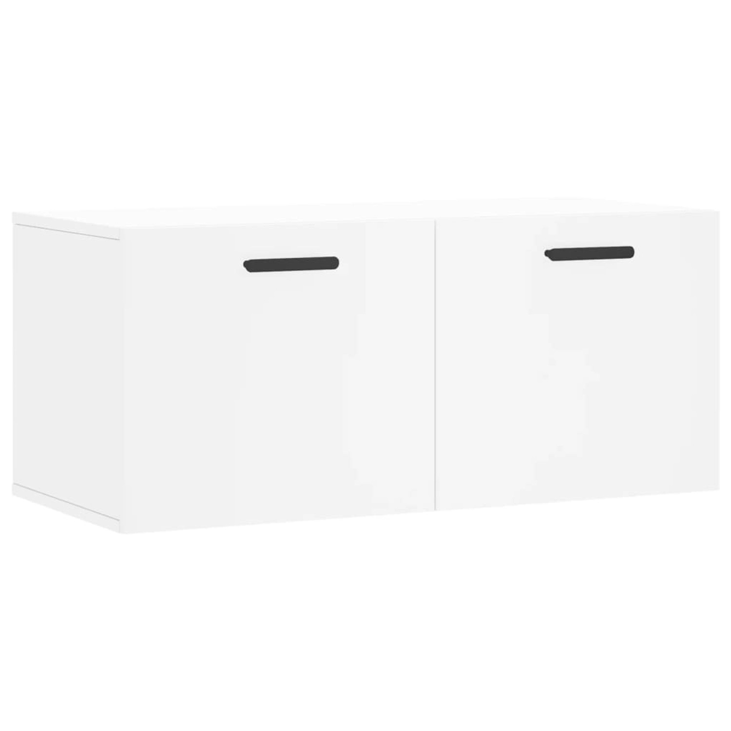 vidaXL Wandschrank Weiß 80x36,5x35 cm Holzwerkstoff Modell 6 günstig online kaufen