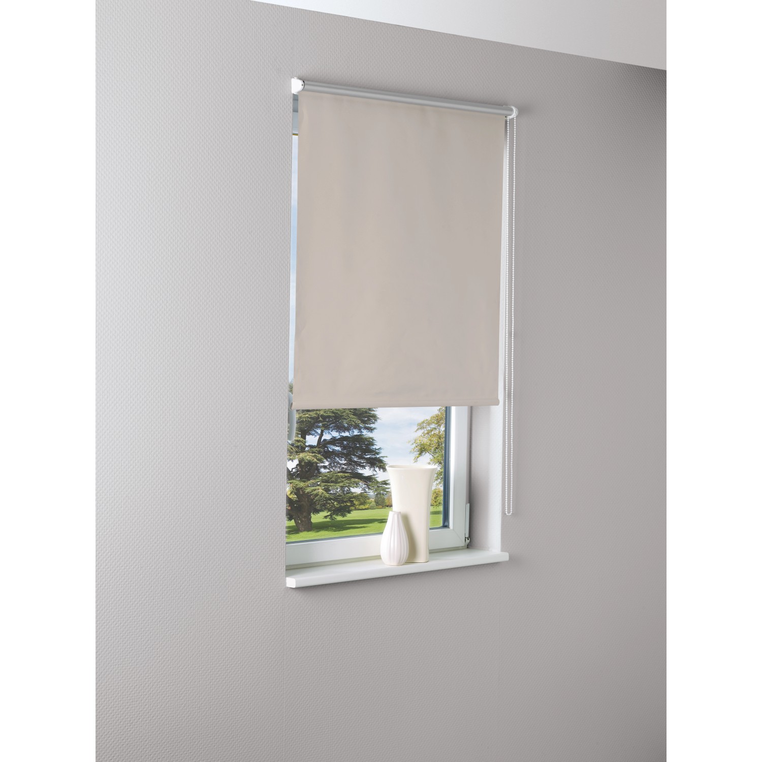 Hitzeschutzrollo Manresa 120 cm x 175 cm Taupe