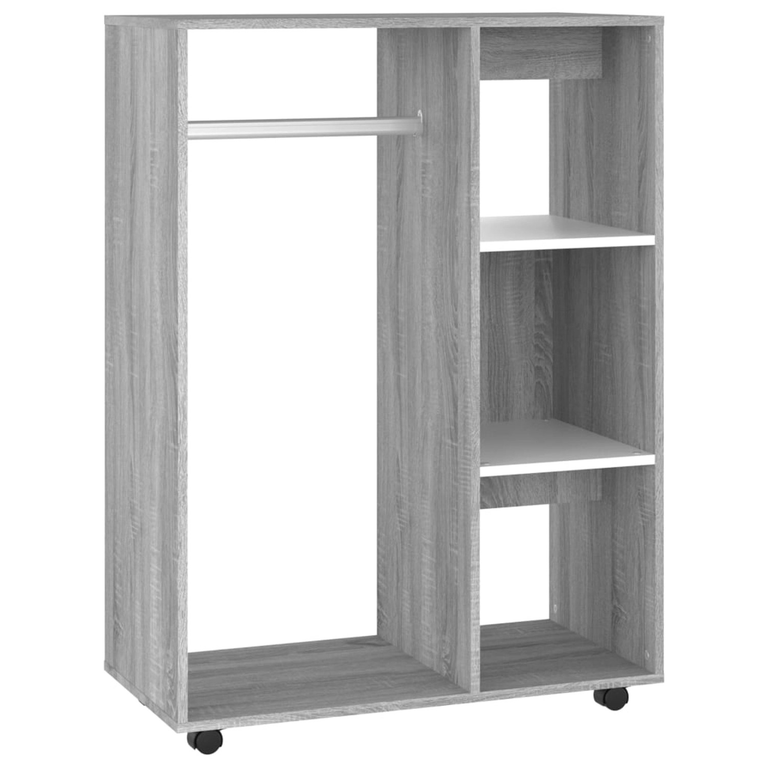 vidaXL Kleiderschrank Grau Sonoma 80x40x110 cm Holzwerkstoff günstig online kaufen
