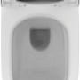 Ideal Standard WC-Paket I.Life A, spülrandlos, inkl. WC-Sitz (alpinweiß), Top-Ansicht.