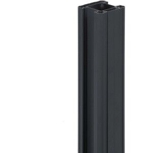 Floraworld Abdeckschiene für Bohlenzaun-Pfosten, 94 cm, zur Abdeckung von Montagefugen.