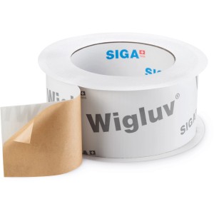 Siga Wigluv 60 Klebeband, 60mm x 15m, für winddichte Verklebung im Dämmstoffbereich.