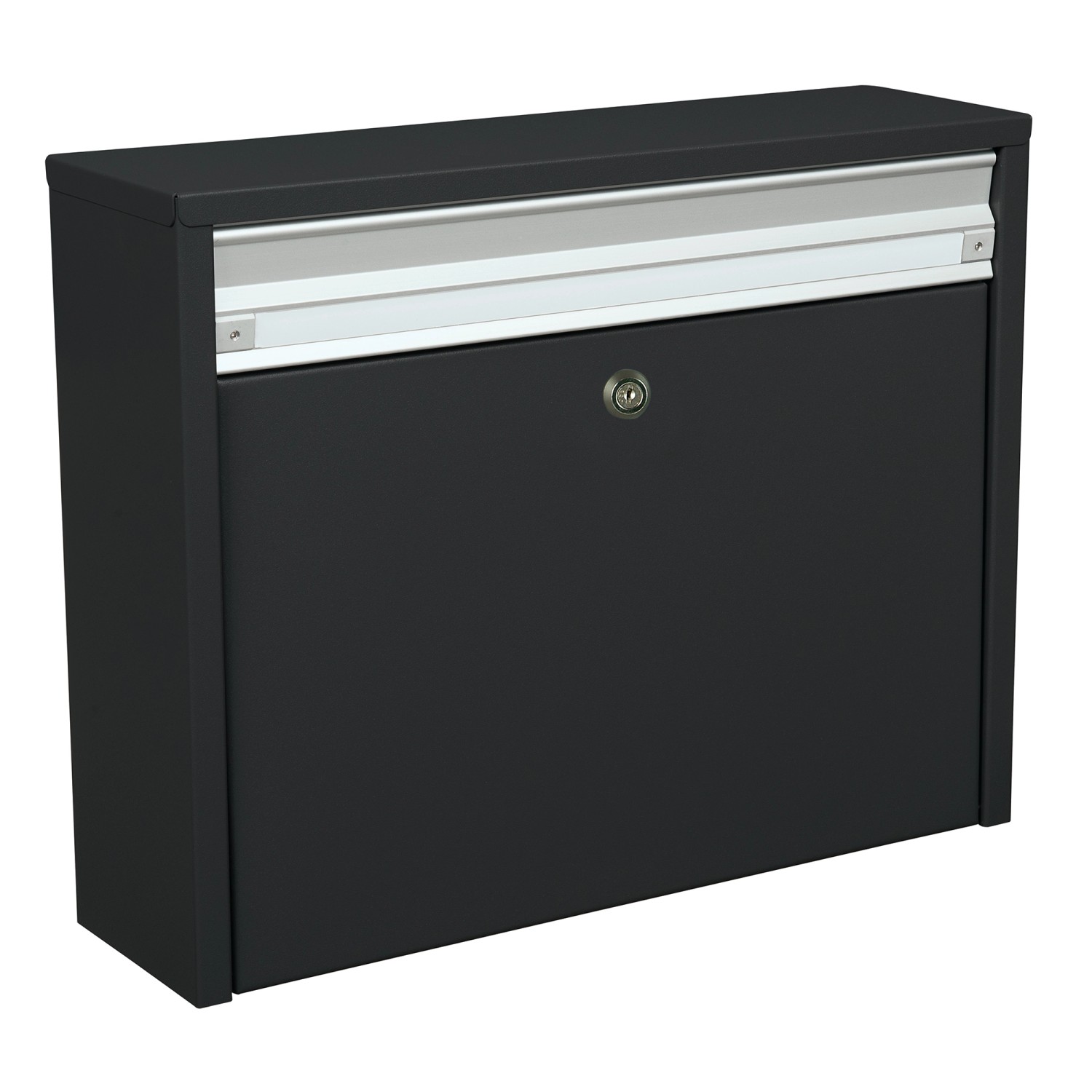 MEFA Briefkasten Minuett Schwarz 31,9 cm x 39,9 cm x 13,3 cm günstig online kaufen