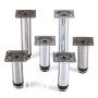 SOTECH Möbelfuß 100 mm mit Höhenverstellung Bis 10 mm Chrom Matt_3