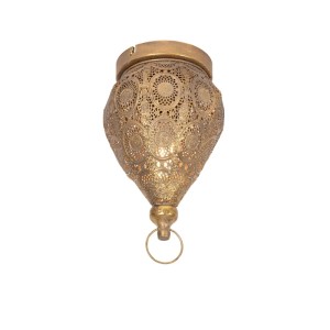 QAZQA Orientalische Deckenleuchte Gold 19 cm Mowgli