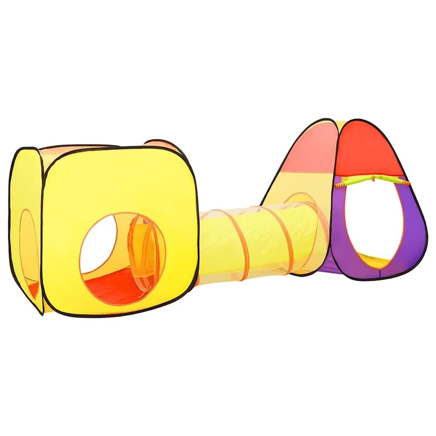 vidaXL Spielzelt für Kinder Mehrfarbig 255x80x100 cm 93674