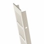 Weißes Lüftungsgitter (80x1200mm) aus Aluminium für Türbelüftung, RAL9010.