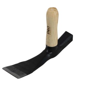 D&O Pflasterhammer (7 cm) mit Eschenholzgriff für Pflasterarbeiten.