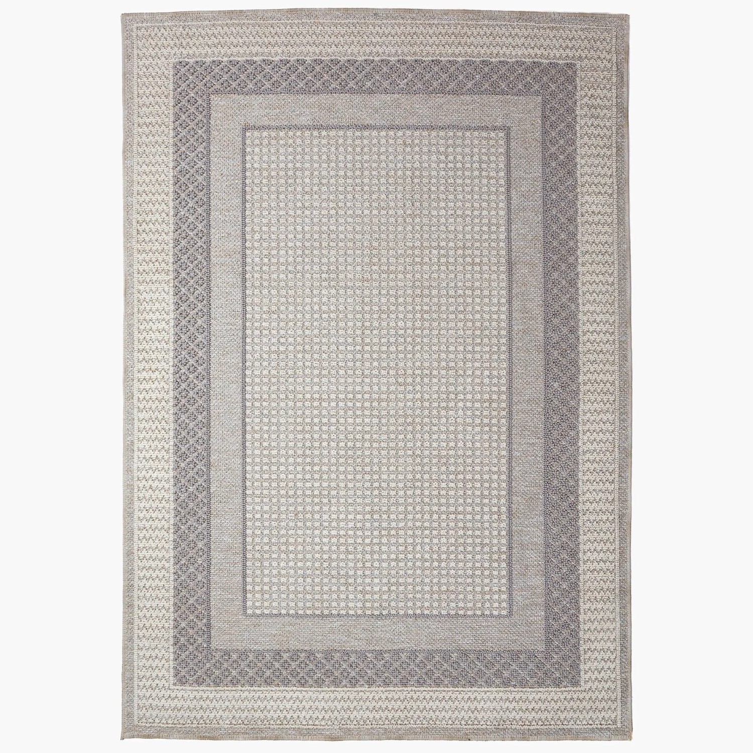 Flair Rugs Kurzflorteppich Modra Waschbar 200 cm x 310 cm Grau