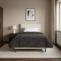 vidaXL Ganzjahresbettdecke Gepolstert Anthrazit 140 x 220 cm 42026230_2