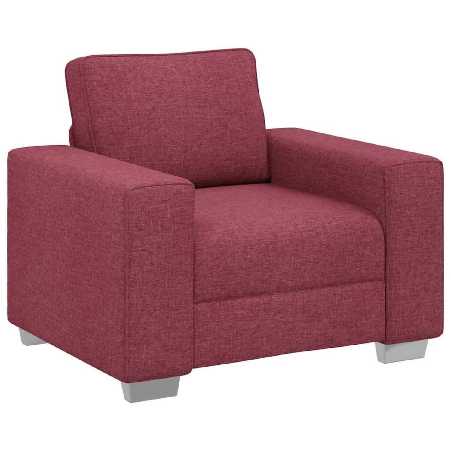 vidaXL Sofa Weinrot 100 x 80 x 82 cm Stoff 4105210