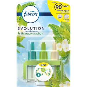Febreze 3Volution Frühlingserwachen Nachfüller, Duftstecker für frische Raumluft, bis zu 90 Tage.