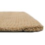 Detailansicht des Naturfaser Teppichs "vidaXL Sisal" (100x150 cm), seitliche Perspektive.