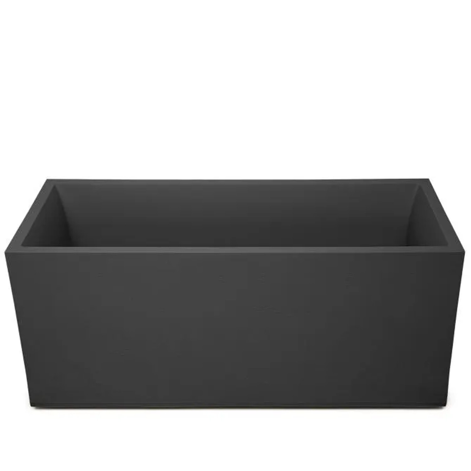Ondis24 Pflanzkübel Basalt 100 Blumentopf Doppelwandig Anthrazit Pflanzgefäß