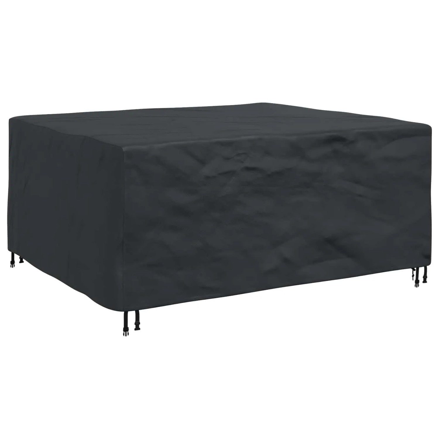 Schwarzer vidaXL Möbelbezug 200x160x70 cm aus wasserfestem 210D-Stoff. Schützt Möbel vor Witterung.