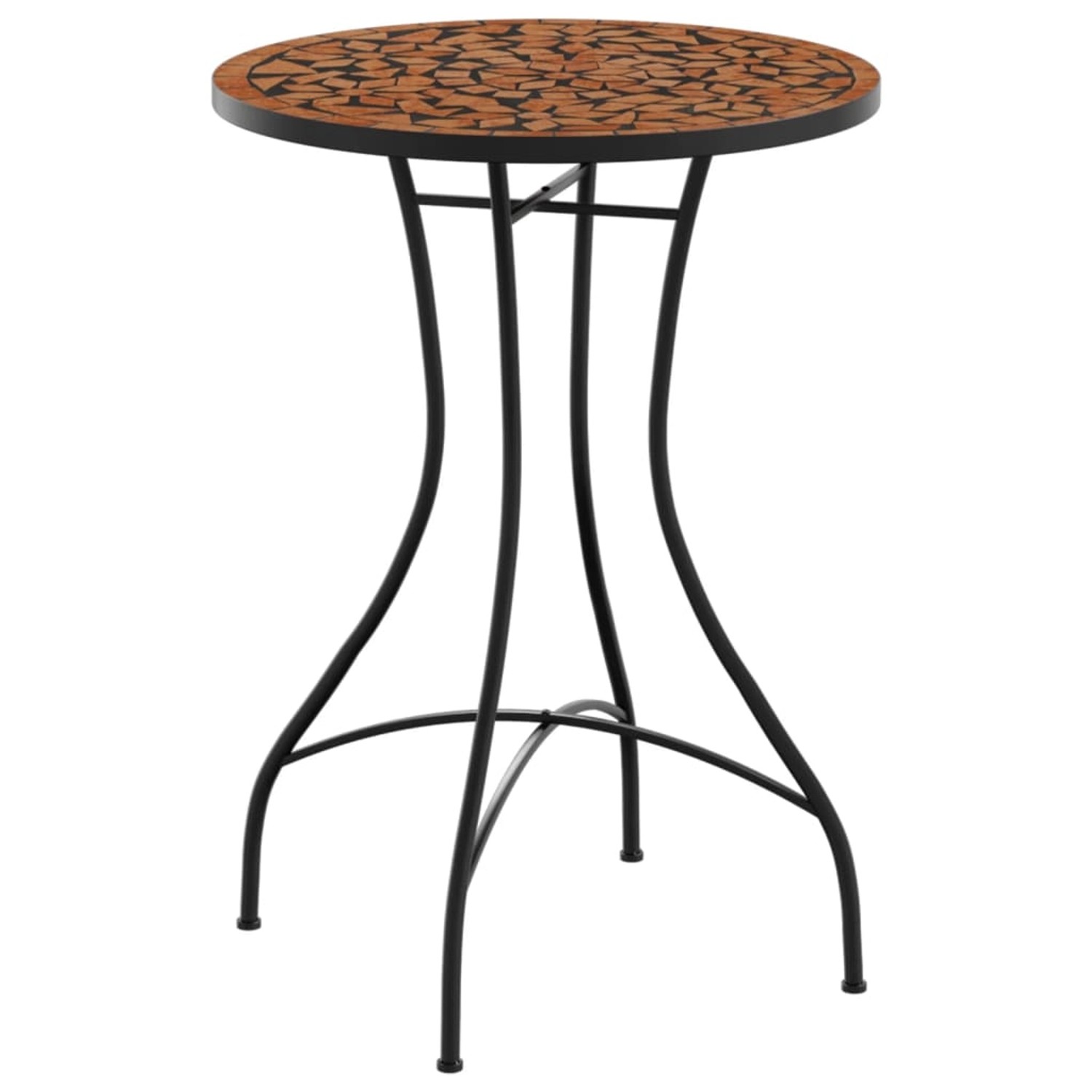 vidaXL Mosaik-Bistrotisch Terrakotta Ø50x70 cm Keramik 4003398 günstig online kaufen