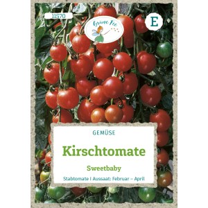 Grüne Fee Kirschtomate Sweetbaby Samen, reicht für ca. 10 Pflanzen.