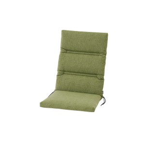 Siena Garden Sesselauflage Comfort, 110x48x7 cm, olivegrün, mit Bindebändern für sicheren Halt.