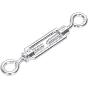 Spannschloss M5 x 50 mm, verzinkt, zum Spannen von Seilen bis 7 mm Durchmesser.