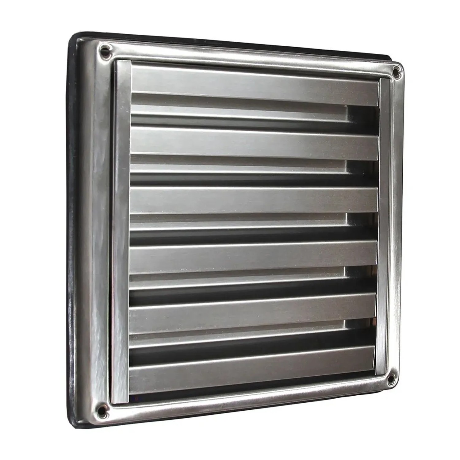 Häusler Lüftungsgitter LG-185 SMF Edelstahl 185 x 185 mm Zuluft Abluftgitter