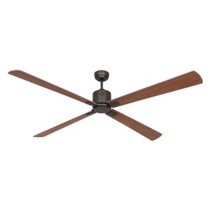 Energiespar Deckenventilator Eco Neo III, 180 cm, Bronze, Nussbaum/Kirschbaum Flügel
