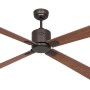 Energiespar Deckenventilator Eco Neo III, 180 cm, Bronze, Nussbaum/Kirschbaum Flügel