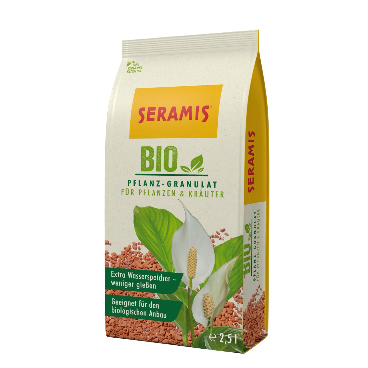 Seramis Bio-Pflanz-Granulat für Pflanzen & Kräuter 2,5 l