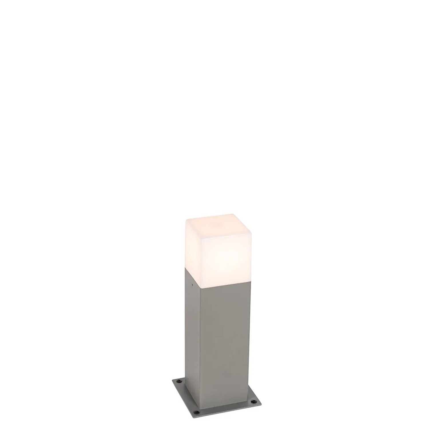 QAZQA Moderne Stehende Außenleuchte Grau 30 cm IP44 Dänemark