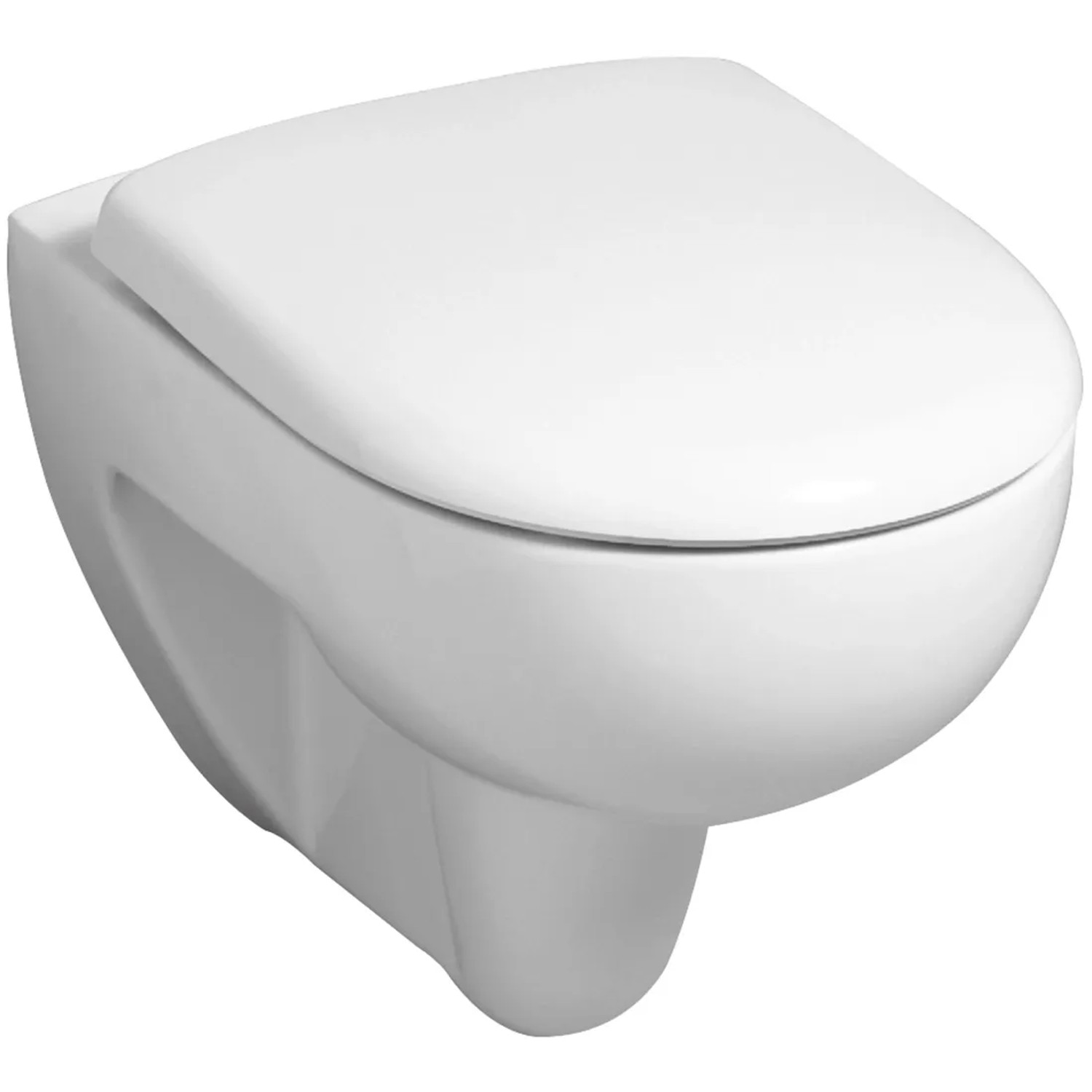 Geberit Wand-WC Renova, Tiefspüler in Pergamon mit Spülrand. Hänge-WC aus Keramik.