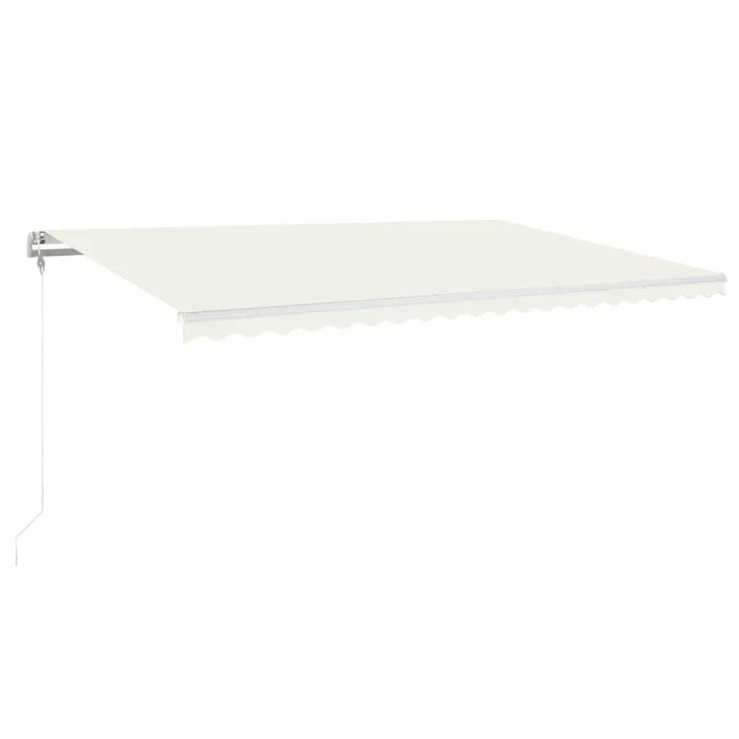 vidaXL Markise Automatisch Einziehbar 500x350 cm Creme 3069027