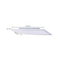 Dimmbares Lindby LED Panel Livel in Alu, 120x30cm, für Küche & Wohnraum.