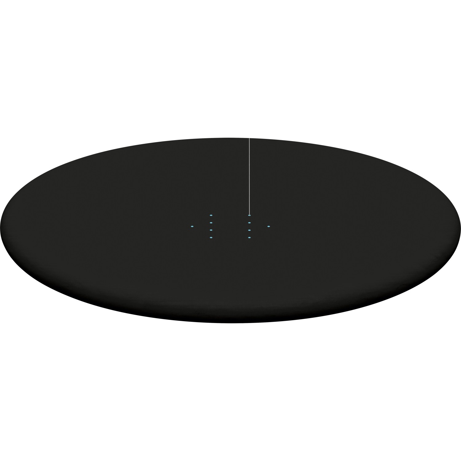 Bestway Flowclear Poolabdeckung PVC Schwarz Ø 244 cm