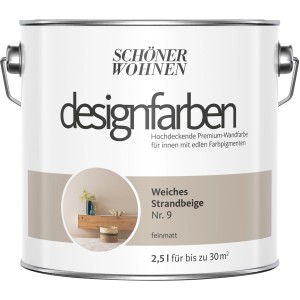 Dose Schöner Wohnen Designfarben Weiches Strandbeige, matte Innenfarbe.