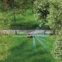 Segway Navimow i210E Mähroboter mit LiDAR-Navigation auf Rasenfläche im Garten.